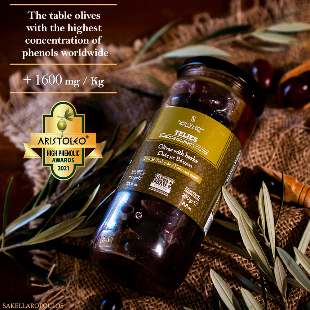 Telies Gourmet Olives with Herbs