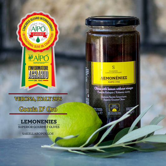 Lemonenies Gourmet Olives with Lemon & without Vinegar