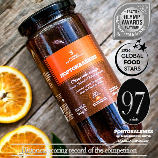 Portokalenies Gourmet Olives with Orange