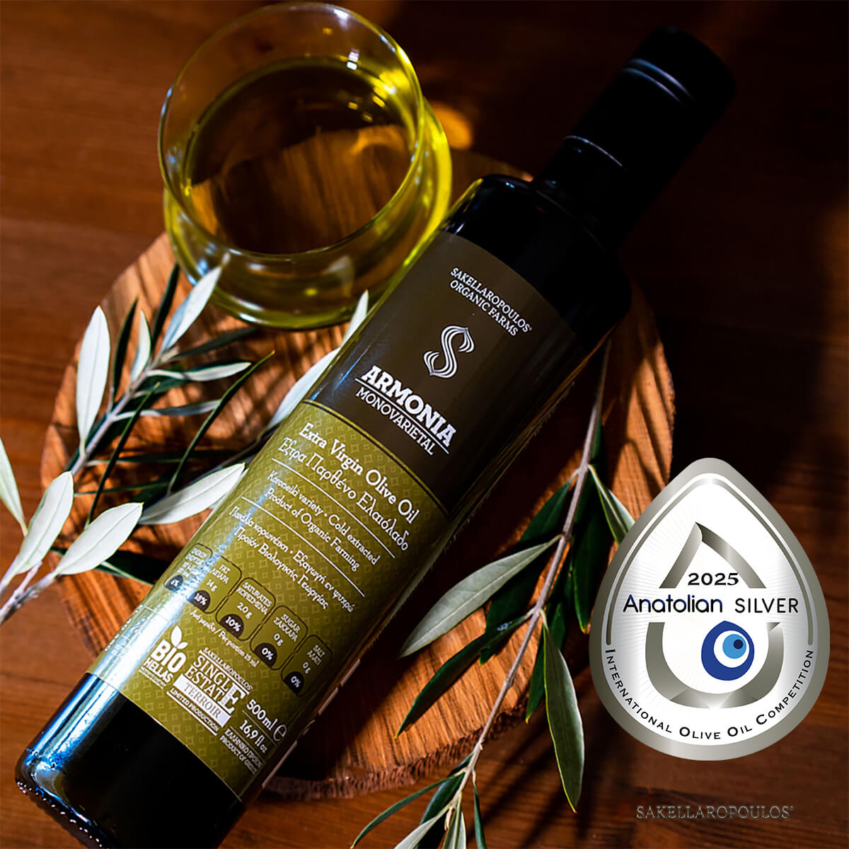 Armonia - Monovarietal Organic Extra Virgin Olive Oil