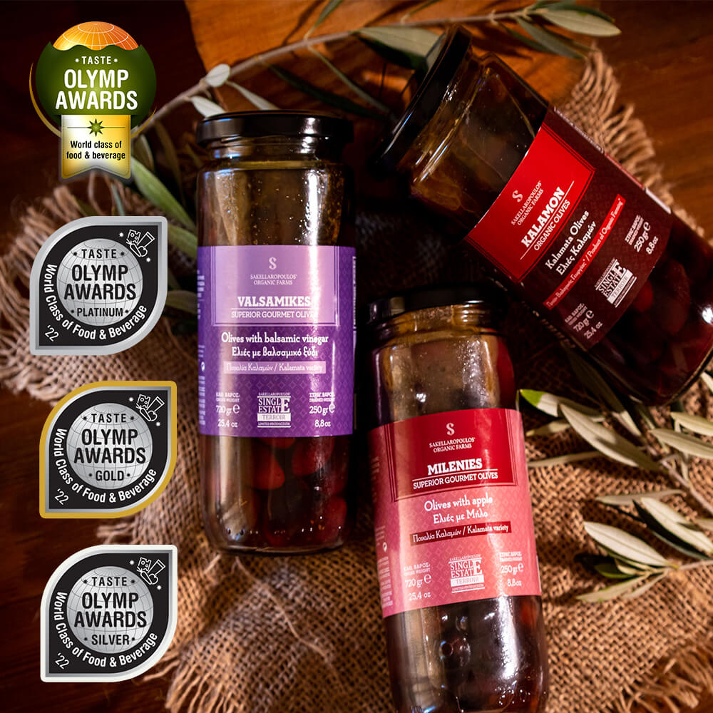 Valsamikes Gourmet Olives with Balsamic Vinegar