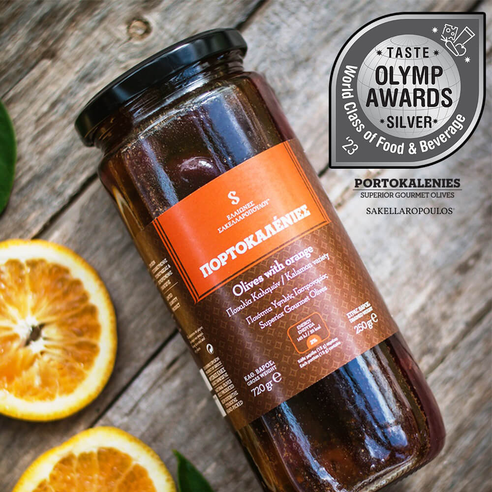 Portokalenies Gourmet Olives with Orange