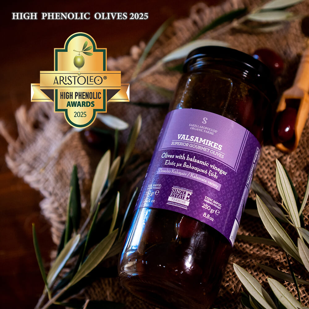 Valsamikes Gourmet Olives with Balsamic Vinegar