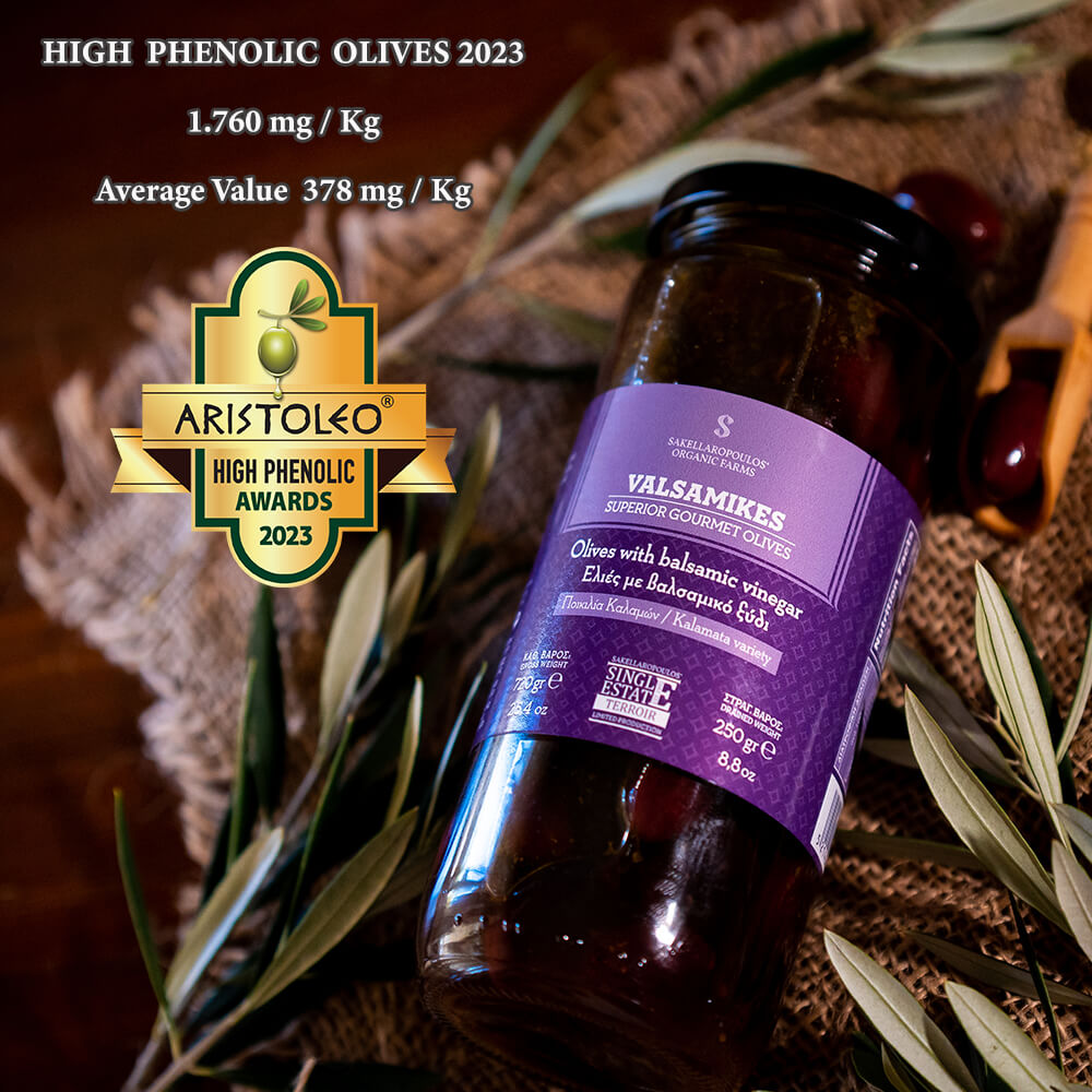 Valsamikes Gourmet Olives with Balsamic Vinegar