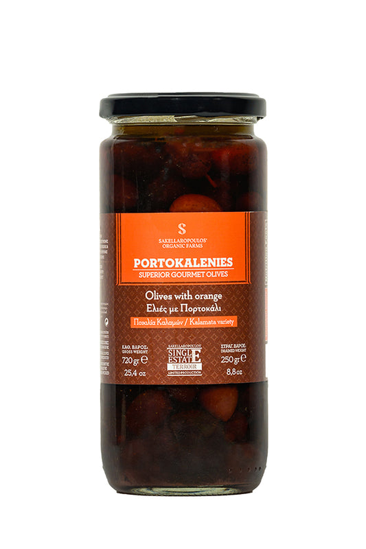 Portokalenies Gourmet Olives with Orange