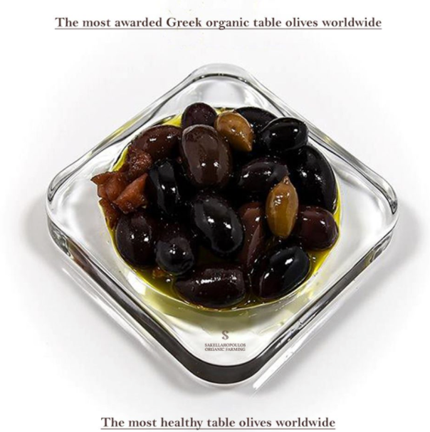 Greek organic table olives